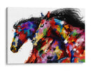 Caballos - Hue Art | Cuadro decorativo de Canvas Lab