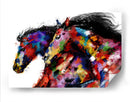 Caballos - Hue Art | Cuadro decorativo de Canvas Lab