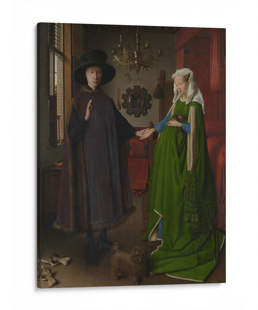 Retrato de Arnolfini - Jan van Eyck | Cuadro decorativo de Canvas Lab