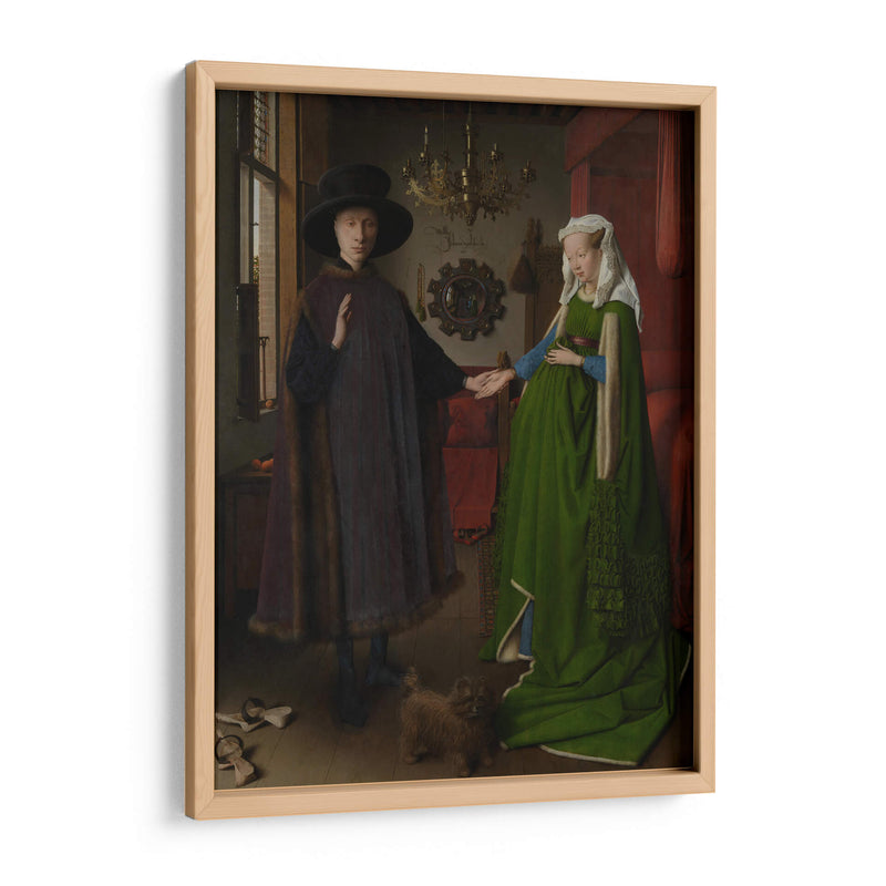 Retrato de Arnolfini - Jan van Eyck | Cuadro decorativo de Canvas Lab