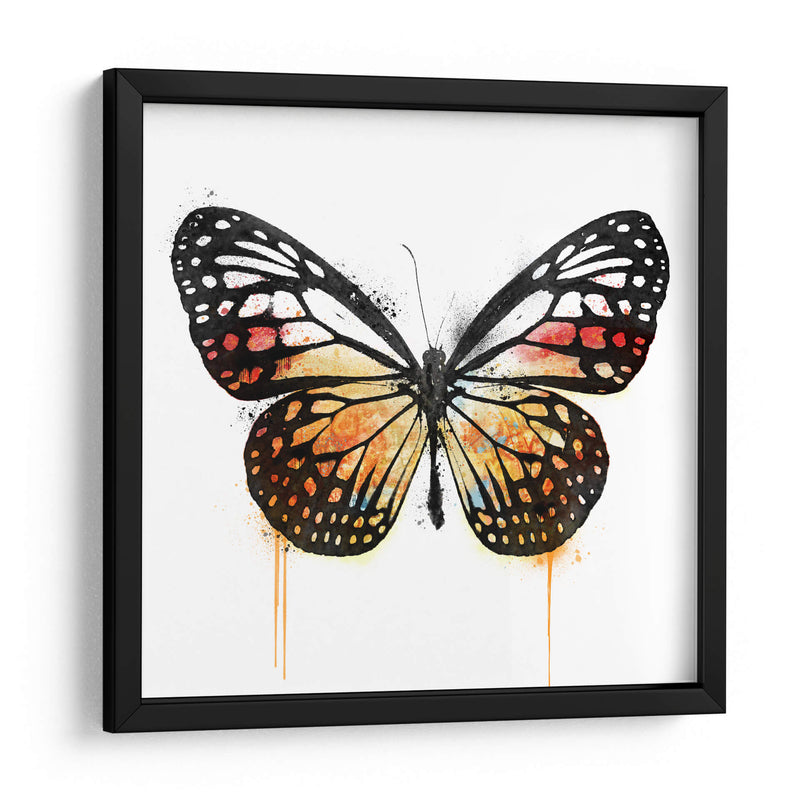 Mariposa Naranja - Hue Art | Cuadro decorativo de Canvas Lab