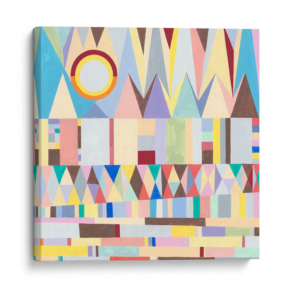 Horizonte Geométrico - Nikki Galapon | Cuadro decorativo de Canvas Lab