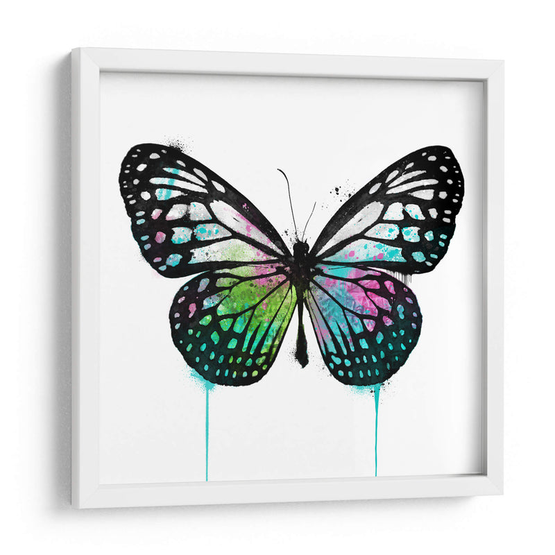 Mariposa Verde - Hue Art | Cuadro decorativo de Canvas Lab
