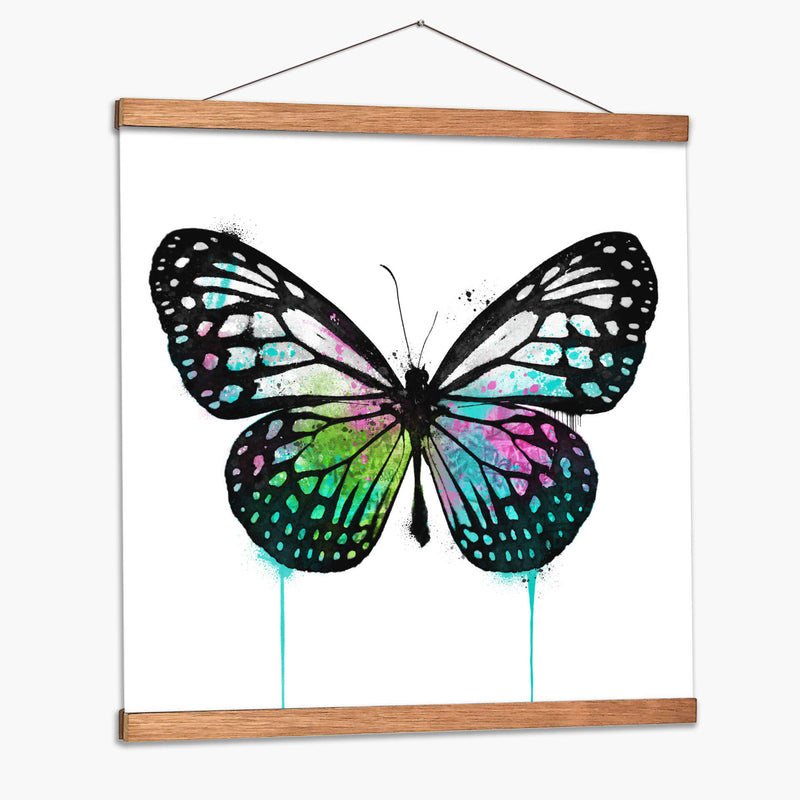 Mariposa Verde - Hue Art | Cuadro decorativo de Canvas Lab