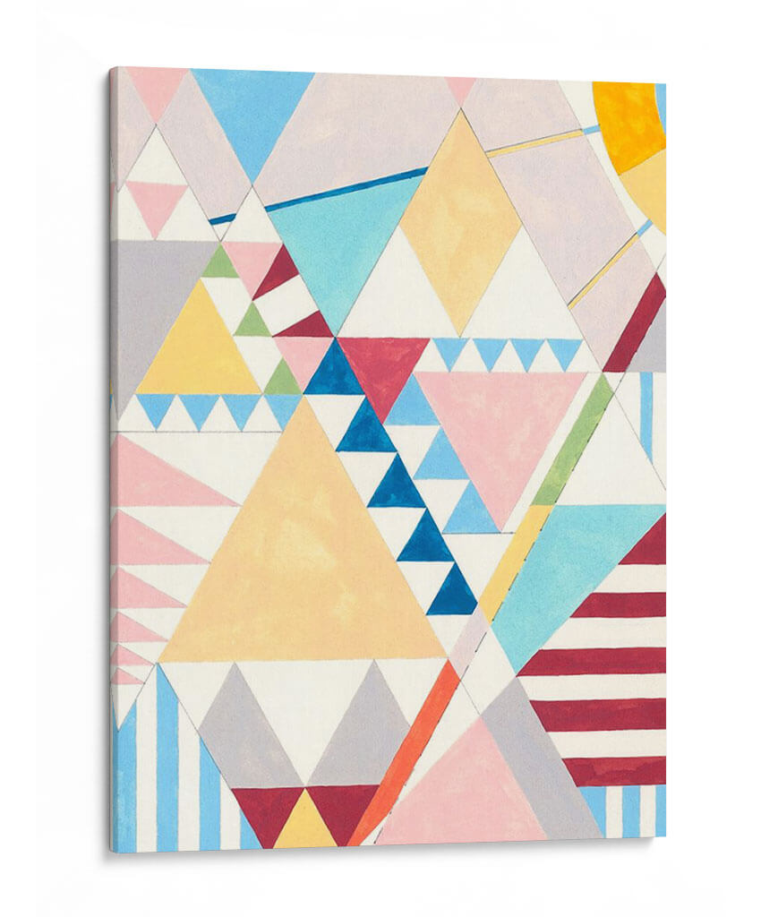 Triángulos Y Pirámides I - Nikki Galapon | Cuadro decorativo de Canvas Lab