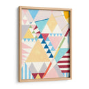 Triángulos Y Pirámides I - Nikki Galapon | Cuadro decorativo de Canvas Lab