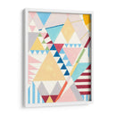 Triángulos Y Pirámides I - Nikki Galapon | Cuadro decorativo de Canvas Lab