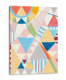 Triángulos Y Pirámides Ii - Nikki Galapon | Cuadro decorativo de Canvas Lab