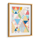 Triángulos Y Pirámides Ii - Nikki Galapon | Cuadro decorativo de Canvas Lab