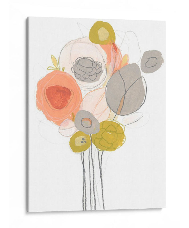 Contorno Wildflower I - June Erica Vess | Cuadro decorativo de Canvas Lab