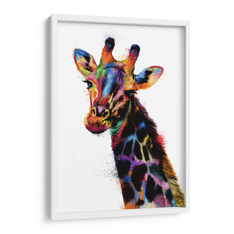Jirafa - Hue Art | Cuadro decorativo de Canvas Lab