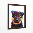 Pequeño Pastor Alemán - Hue Art | Cuadro decorativo de Canvas Lab