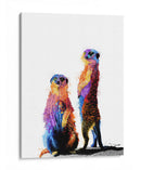 Suricatas - Hue Art | Cuadro decorativo de Canvas Lab