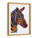 Cebra Colorida - Hue Art | Cuadro decorativo de Canvas Lab