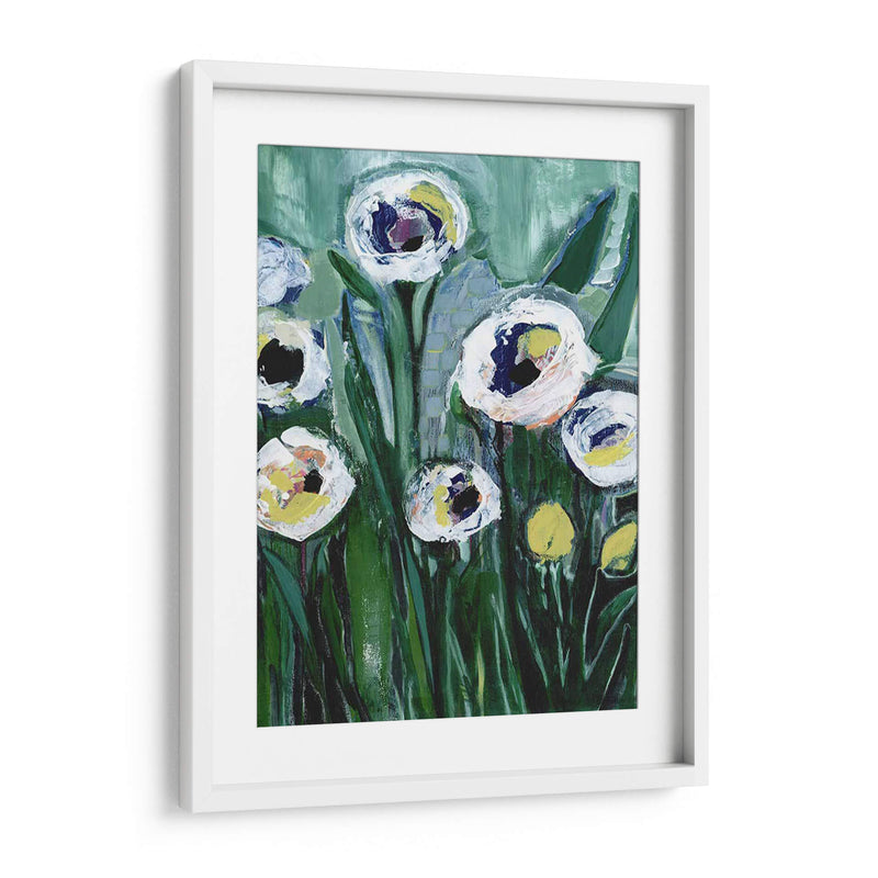 Moderno Blanco Floral V - Tara Daavettila | Cuadro decorativo de Canvas Lab