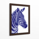 Cebra Morada - Hue Art | Cuadro decorativo de Canvas Lab