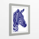 Cebra Morada - Hue Art | Cuadro decorativo de Canvas Lab