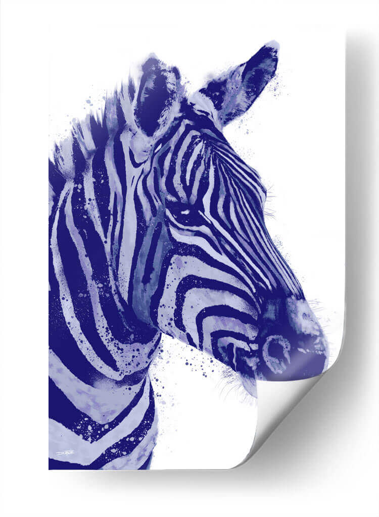 Cebra Morada - Hue Art | Cuadro decorativo de Canvas Lab