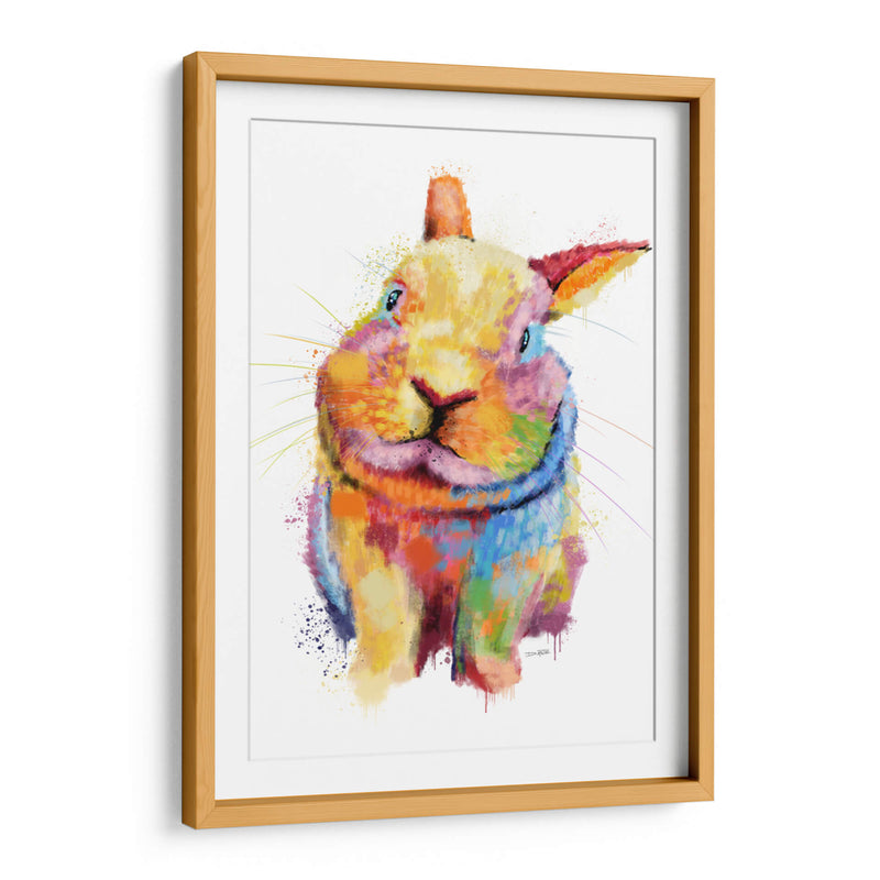 Conejo Colorido - Hue Art | Cuadro decorativo de Canvas Lab