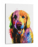Labrador colorido - Hue Art | Cuadro decorativo de Canvas Lab