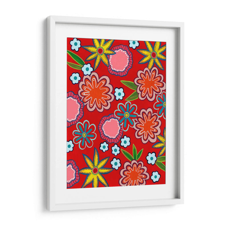 Flores Brillantes I - Regina Moore | Cuadro decorativo de Canvas Lab