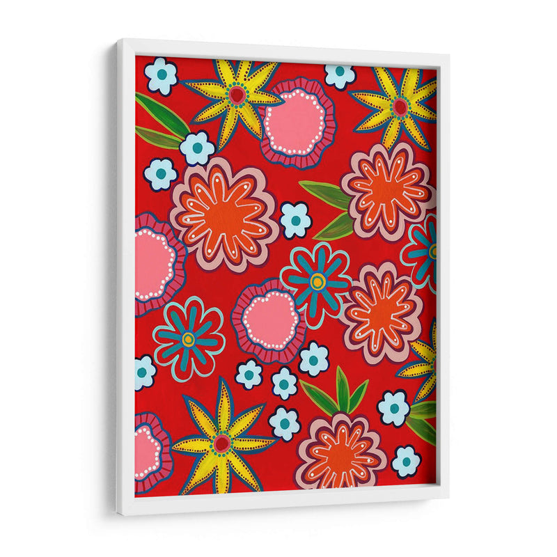 Flores Brillantes I - Regina Moore | Cuadro decorativo de Canvas Lab