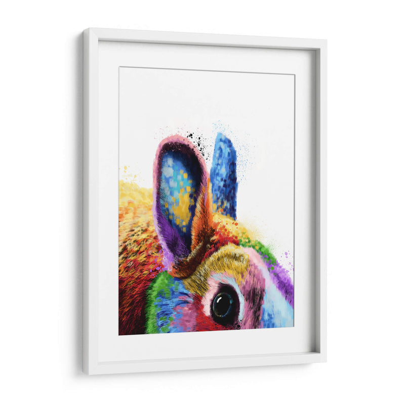 Orejas de Conejo Coloridas - Hue Art | Cuadro decorativo de Canvas Lab