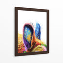 Orejas de Conejo Coloridas Zoom - Hue Art | Cuadro decorativo de Canvas Lab