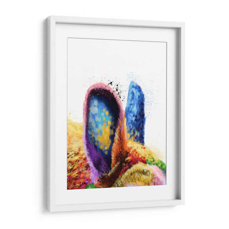 Orejas de Conejo Coloridas Zoom - Hue Art | Cuadro decorativo de Canvas Lab