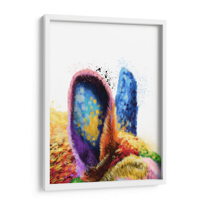 Orejas de Conejo Coloridas Zoom - Hue Art | Cuadro decorativo de Canvas Lab