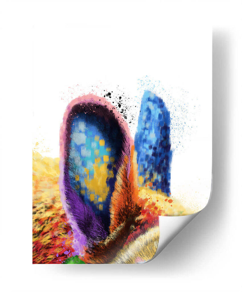 Orejas de Conejo Coloridas Zoom - Hue Art | Cuadro decorativo de Canvas Lab