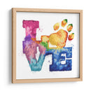LOVE - Hue Art | Cuadro decorativo de Canvas Lab