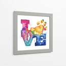 LOVE - Hue Art | Cuadro decorativo de Canvas Lab