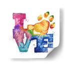 LOVE - Hue Art | Cuadro decorativo de Canvas Lab