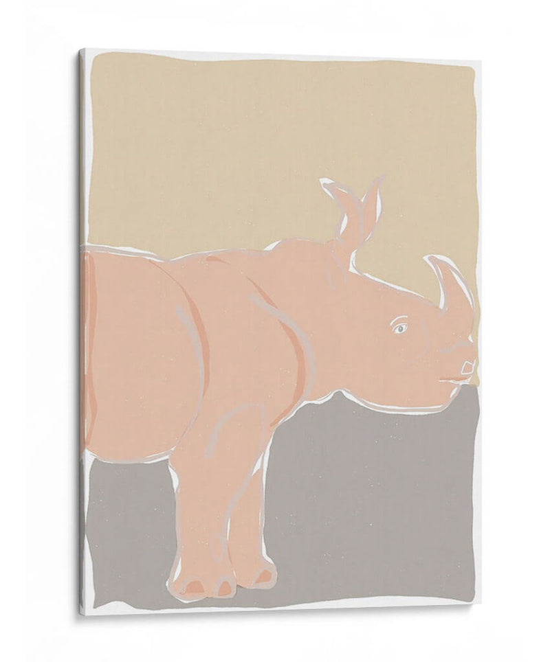 Zoológico Pastel I - Rob Delamater | Cuadro decorativo de Canvas Lab