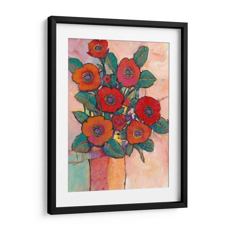 Amapolas En Un Jarrón I - Tim OToole | Cuadro decorativo de Canvas Lab