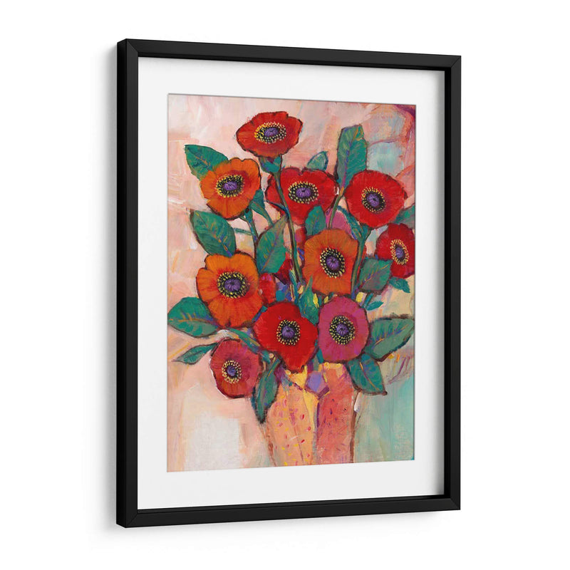 Amapolas En Un Jarrón Ii - Tim OToole | Cuadro decorativo de Canvas Lab