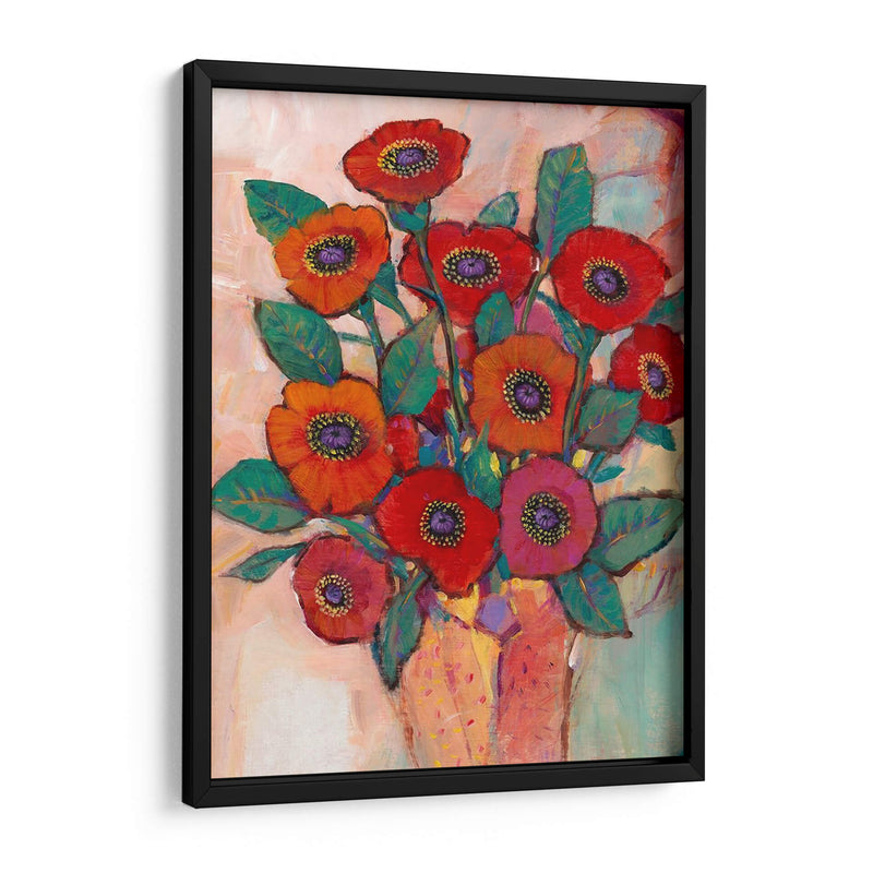 Amapolas En Un Jarrón Ii - Tim OToole | Cuadro decorativo de Canvas Lab