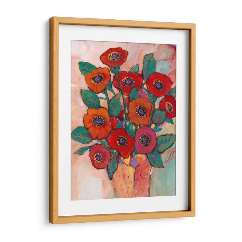 Amapolas En Un Jarrón Ii - Tim OToole | Cuadro decorativo de Canvas Lab