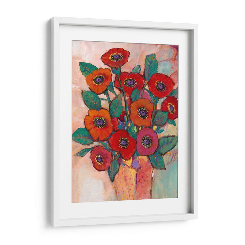 Amapolas En Un Jarrón Ii - Tim OToole | Cuadro decorativo de Canvas Lab