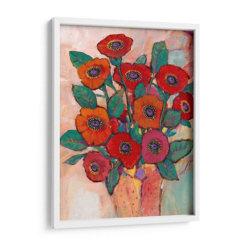 Amapolas En Un Jarrón Ii - Tim OToole | Cuadro decorativo de Canvas Lab