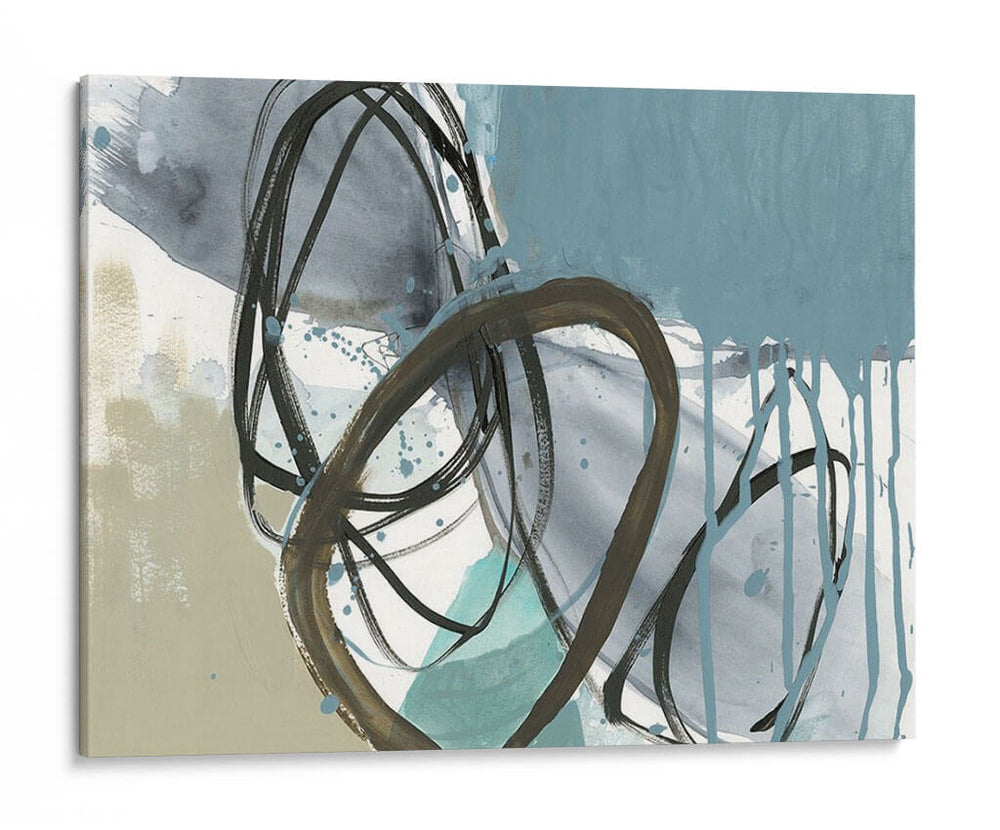 Umber Y Negro En Azul I - Jennifer Goldberger | Cuadro decorativo de Canvas Lab