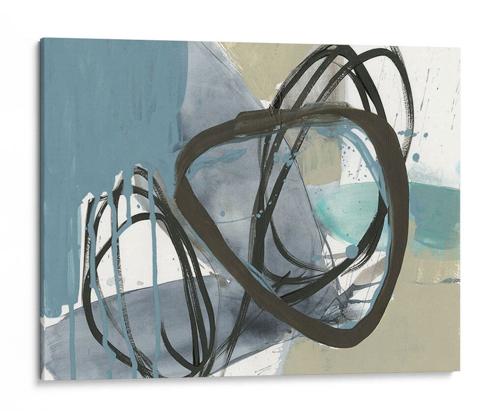 Umber Y Negro En Azul Ii - Jennifer Goldberger | Cuadro decorativo de Canvas Lab