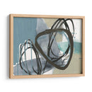 Umber Y Negro En Azul Ii - Jennifer Goldberger | Cuadro decorativo de Canvas Lab