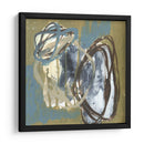 Umber Y Azules Rondas I - Jennifer Goldberger | Cuadro decorativo de Canvas Lab