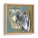 Umber Y Azules Rondas I - Jennifer Goldberger | Cuadro decorativo de Canvas Lab