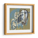 Umber Y Azules Rondas Ii - Jennifer Goldberger | Cuadro decorativo de Canvas Lab