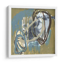 Umber Y Azules Rondas Ii - Jennifer Goldberger | Cuadro decorativo de Canvas Lab