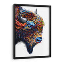 Bisonte Colorido - Hue Art | Cuadro decorativo de Canvas Lab