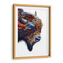 Bisonte Colorido - Hue Art | Cuadro decorativo de Canvas Lab
